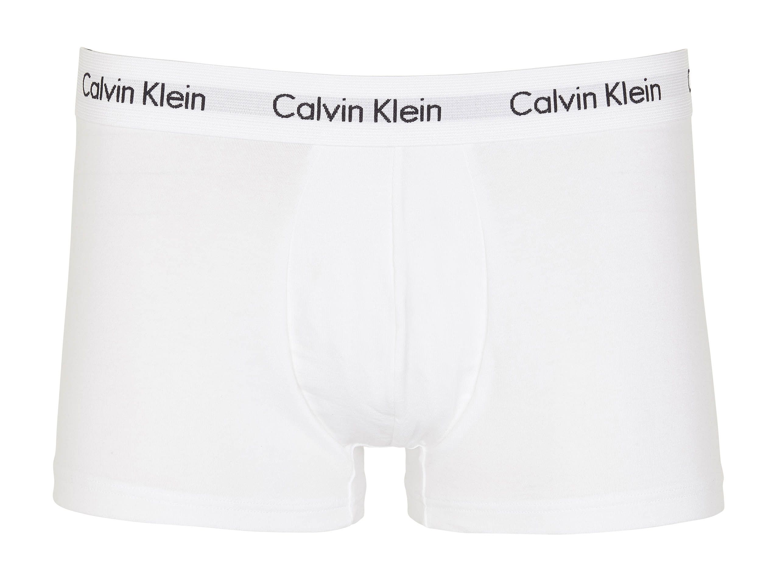 CALVIN KLEIN UNDERWEAR White Pack of three cotton boxer shorts