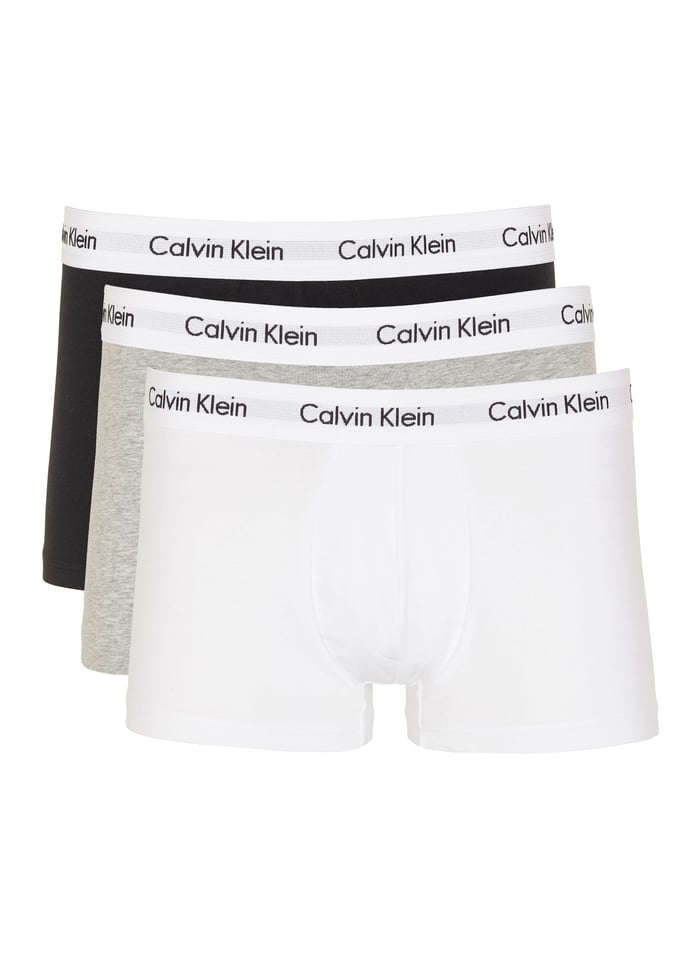 Pack Of Three Cotton Boxer Shorts 998 Calvin Klein Underwear - Men | Place  des Tendances