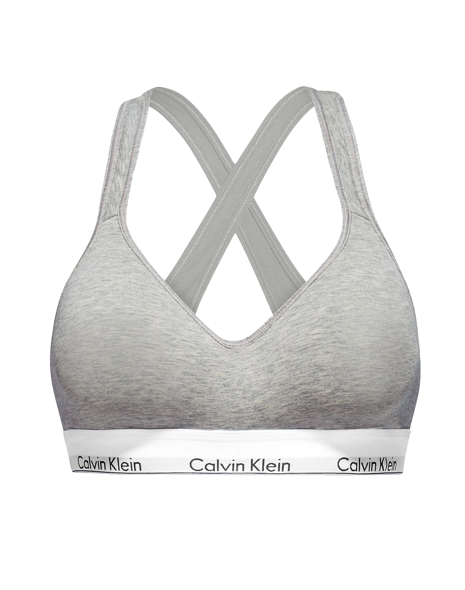 Reinforced Sports Bra Grey Heather Calvin Klein Underwear - Women ...