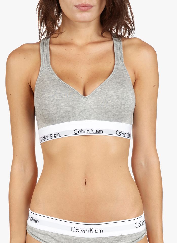 Grey Calvin Klein Underwear Modern Cotton Bralette JD Sports