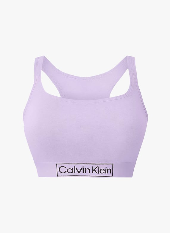 Purple Stretch cotton bralette