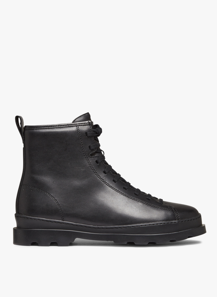 CAMPER Black Leather ankle boots