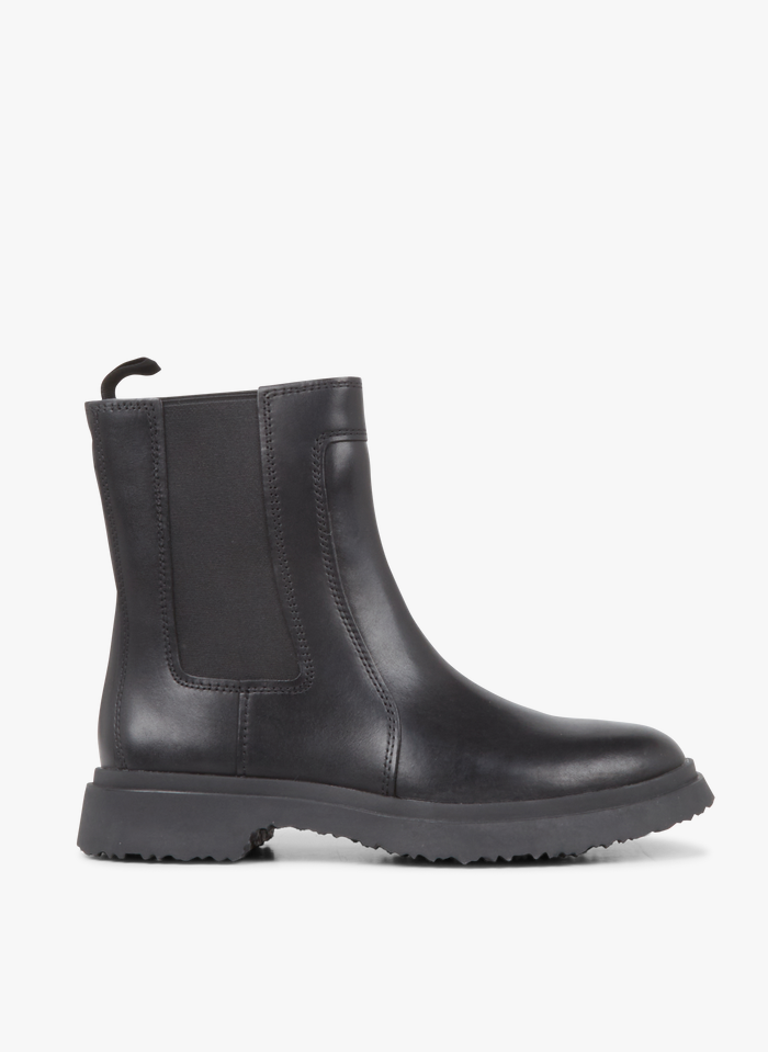 CAMPER Black Mixed leather mid-calf boots