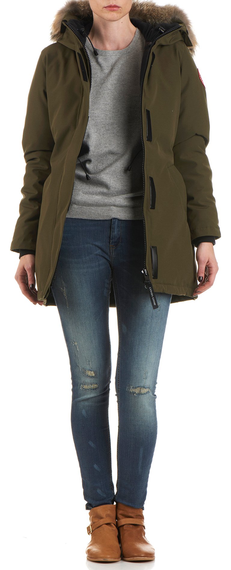 canada goose jacket khaki