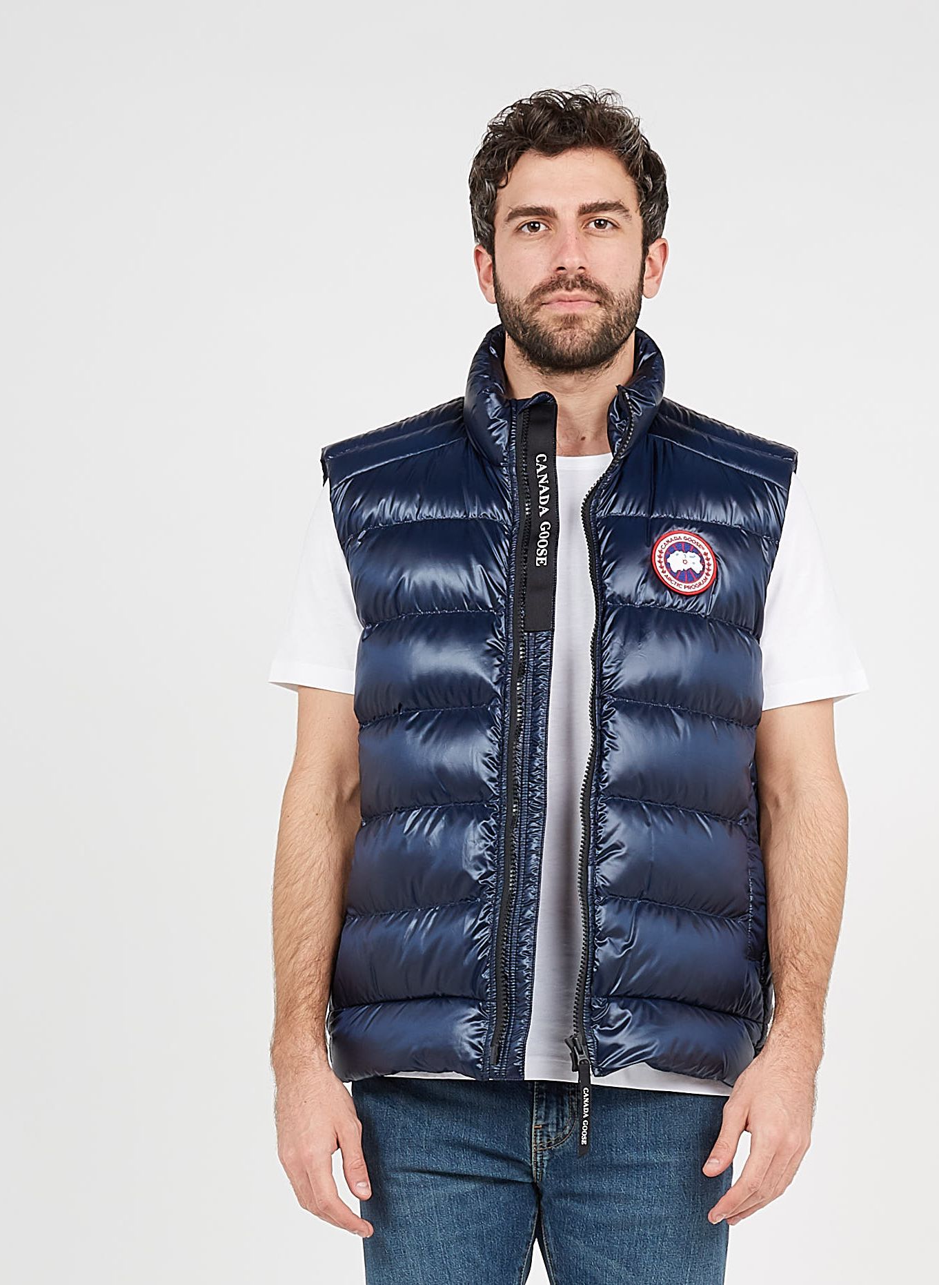 canada goose blue gilet