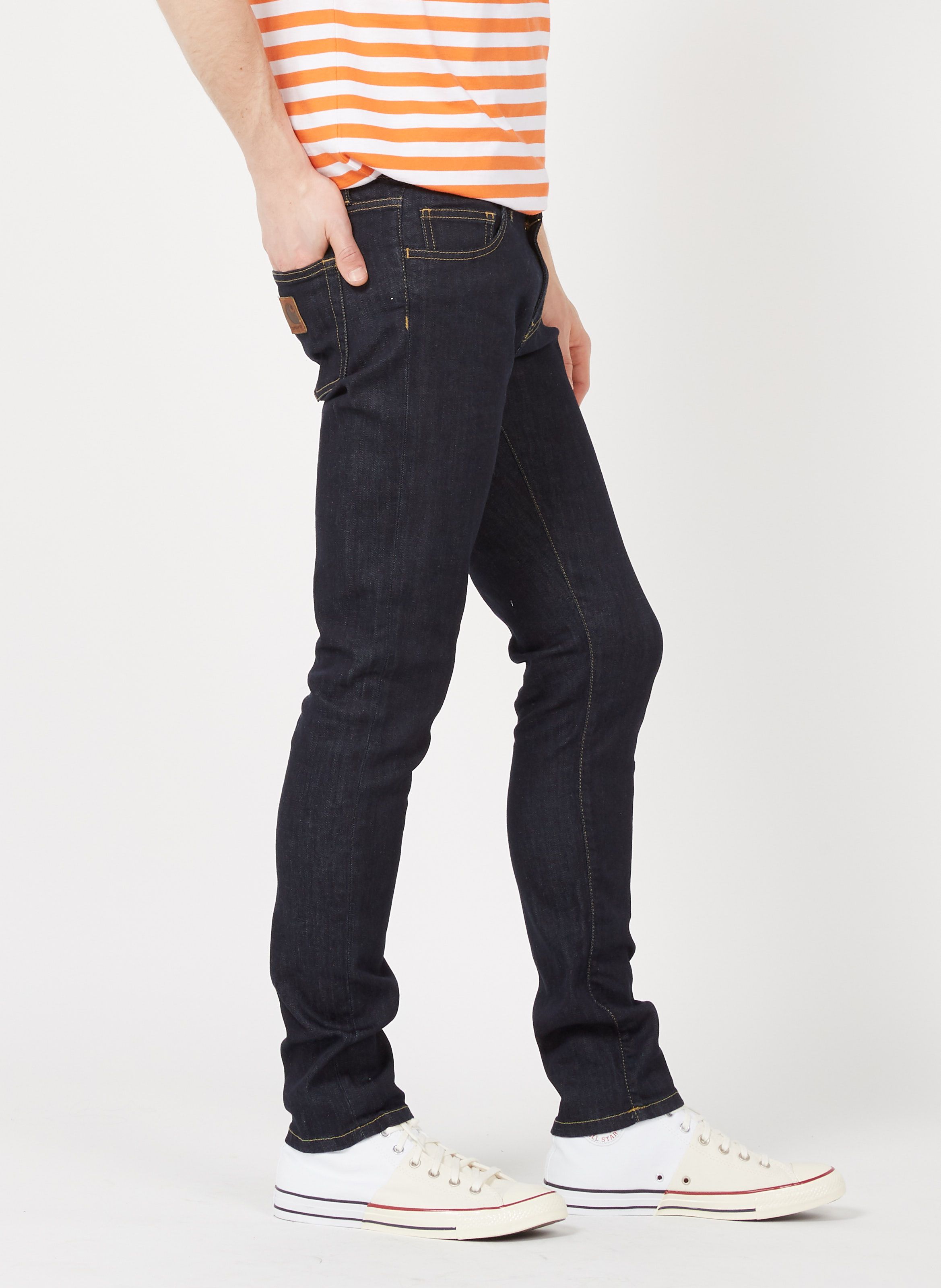 carhartt raw denim jeans