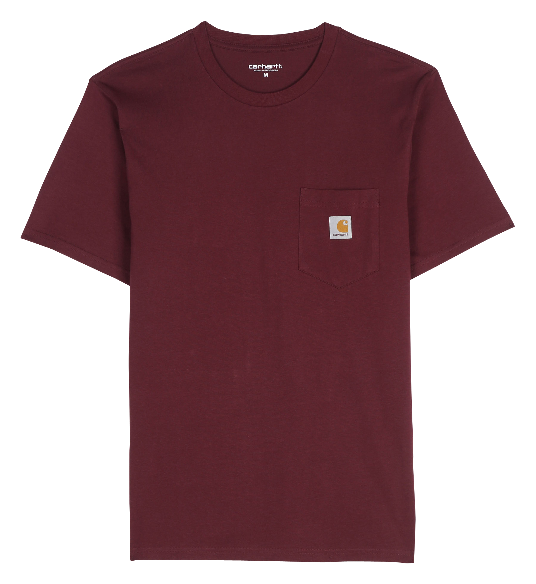 Regular-fit Round-neck Cotton T-shirt Wine Carhartt Wip - Men | Place ...
