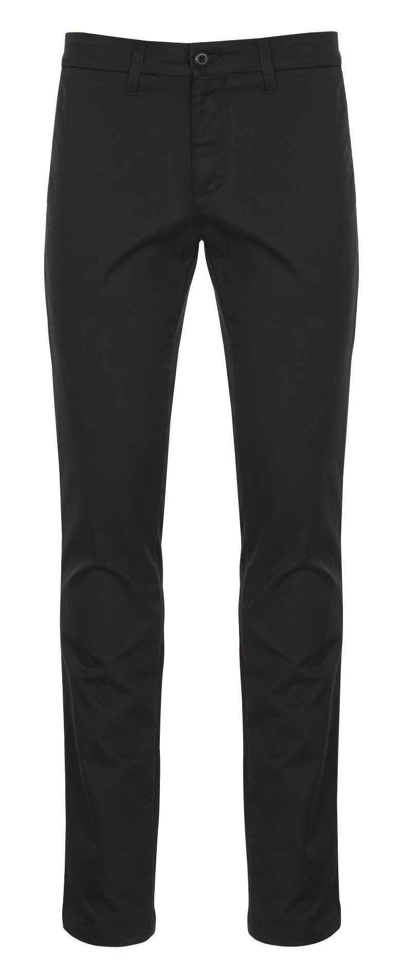 Carhartt WIP Black Organic Cotton Trousers for Men Mens Clothing Trousers Slacks and Chinos Casual trousers and trousers 