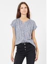CAROLL DENIM MOYEN FANTAISIE Blue