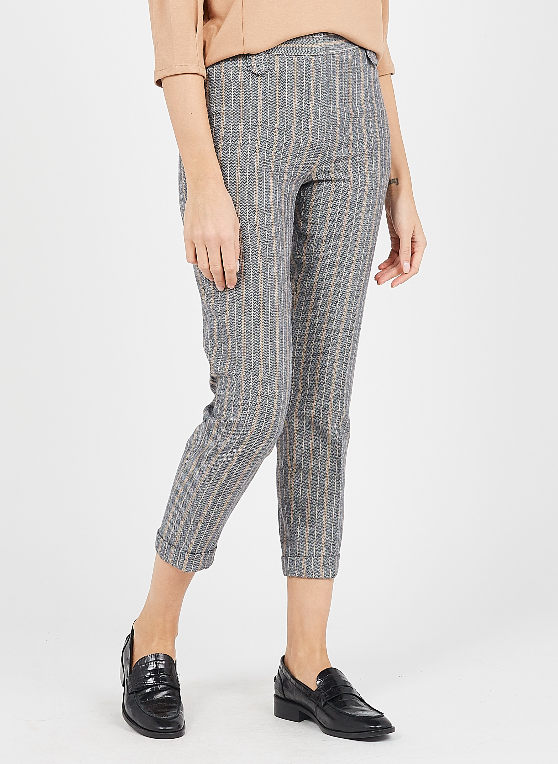 Sale High-waisted Straight-leg Pants 