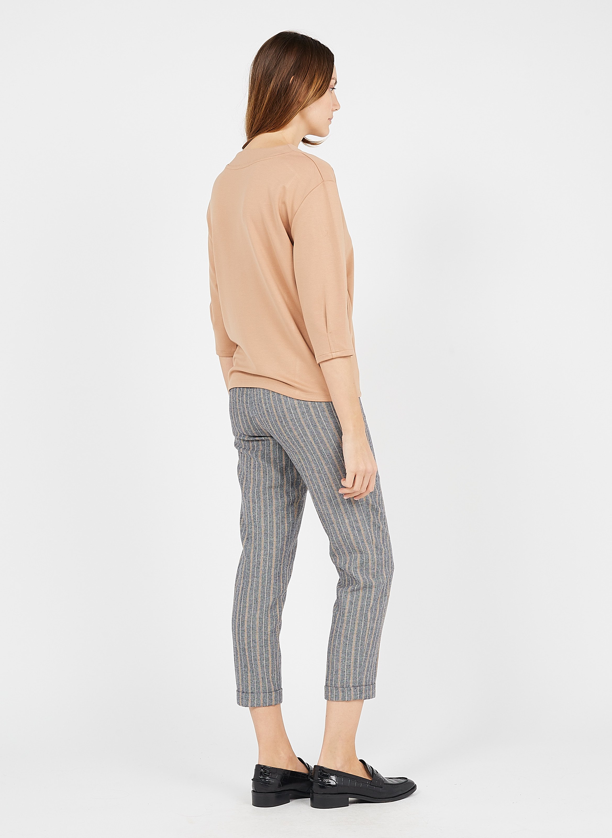 Sale High-waisted Straight-leg Pants 