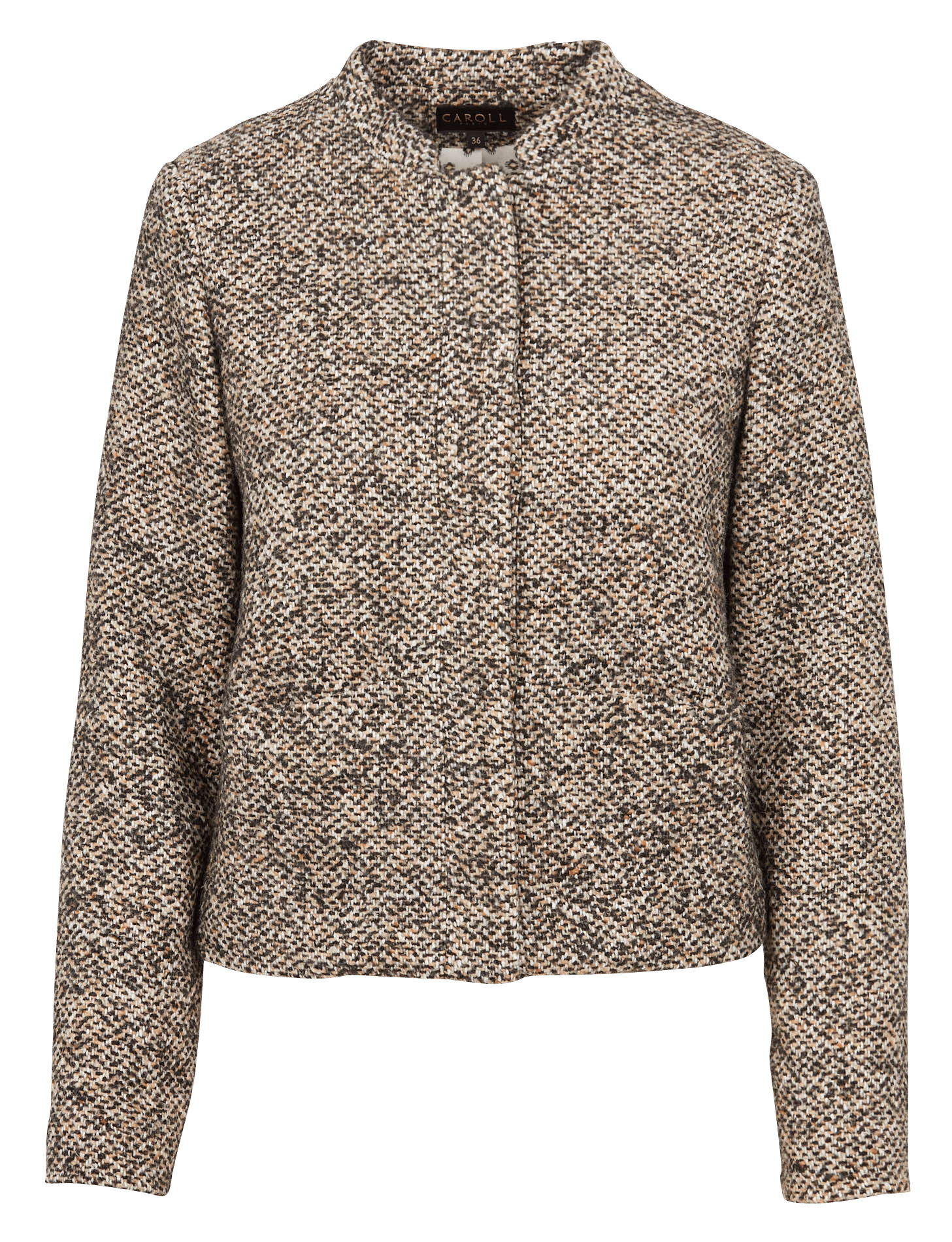 round collar jacket mens