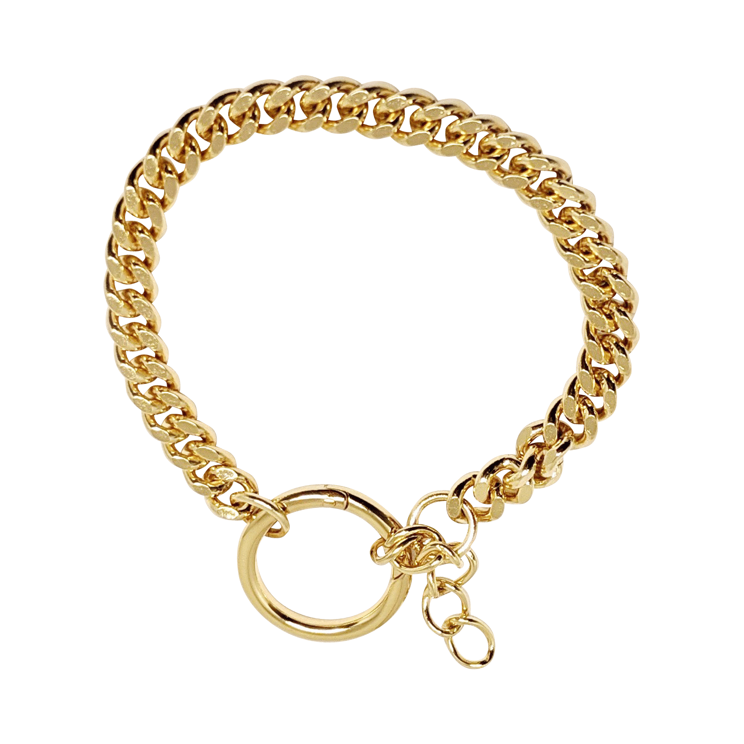 Chain Bracelet With Round Clasp Dore 