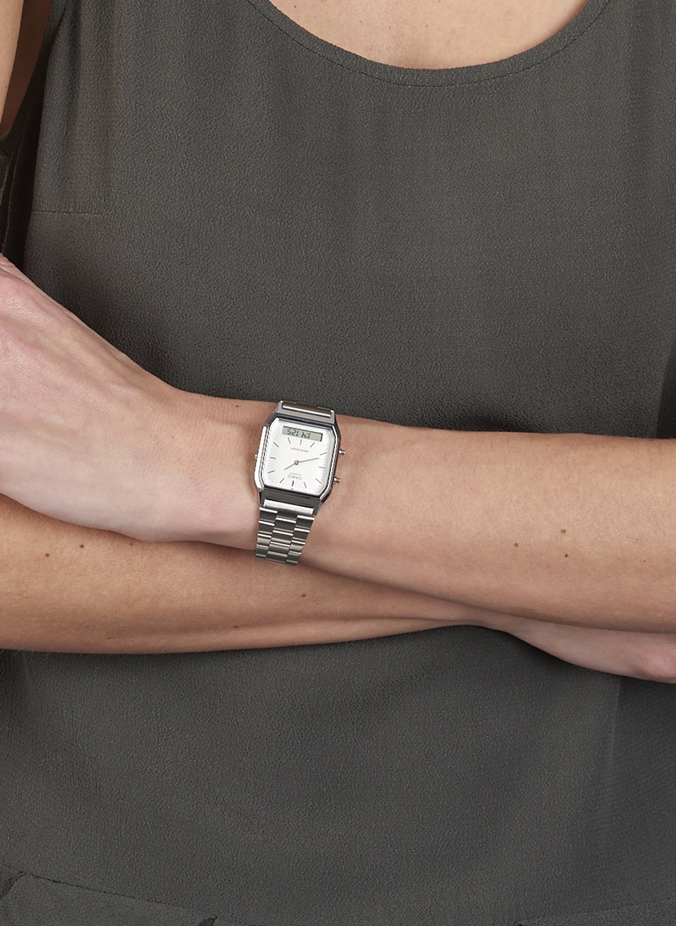 vintage silver watch
