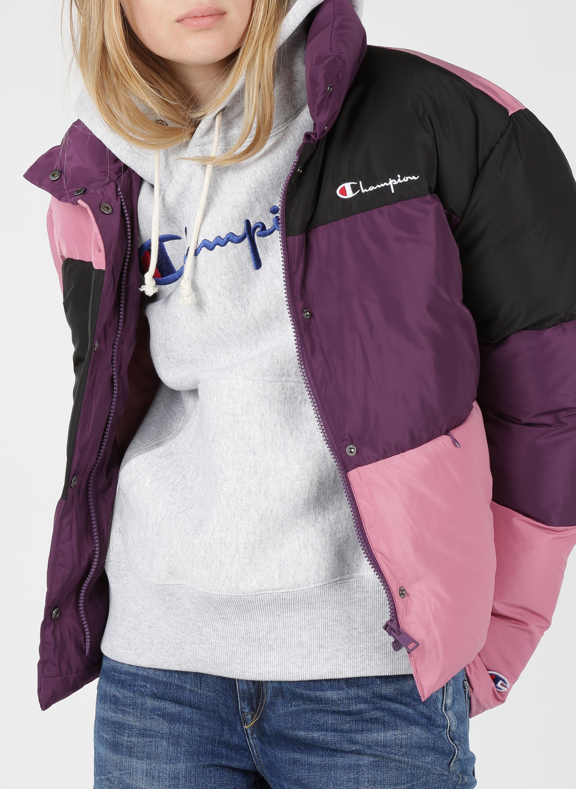 champion quilted jacket