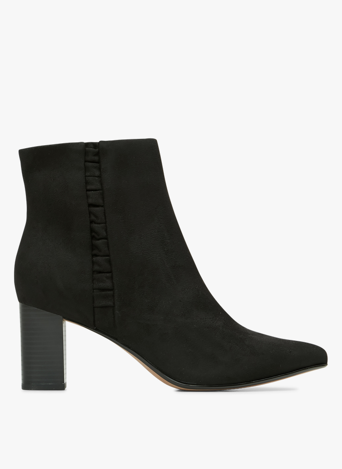 CLARKS Black Heeled mid-calf boots with pointed toe