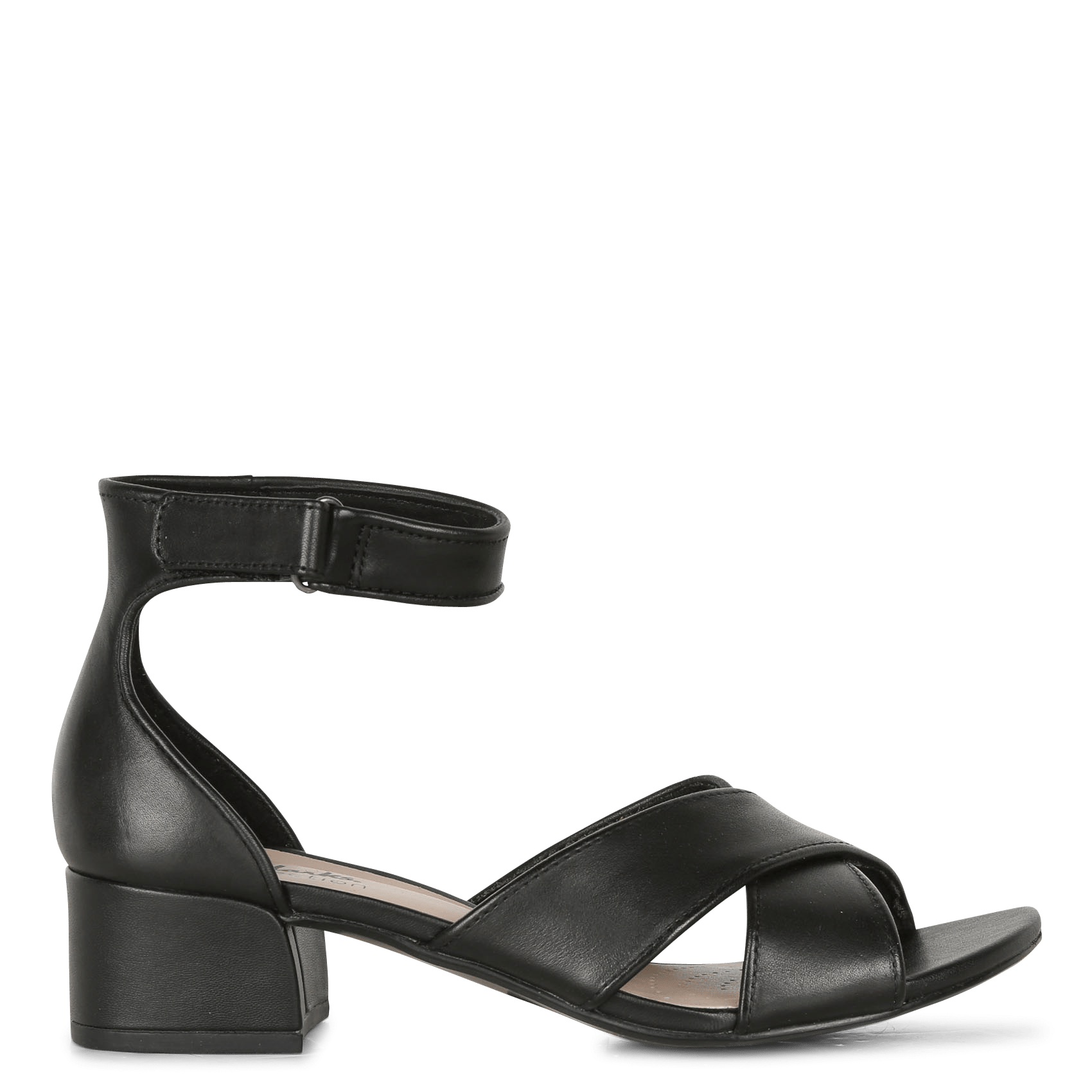 clarks black suede sandals