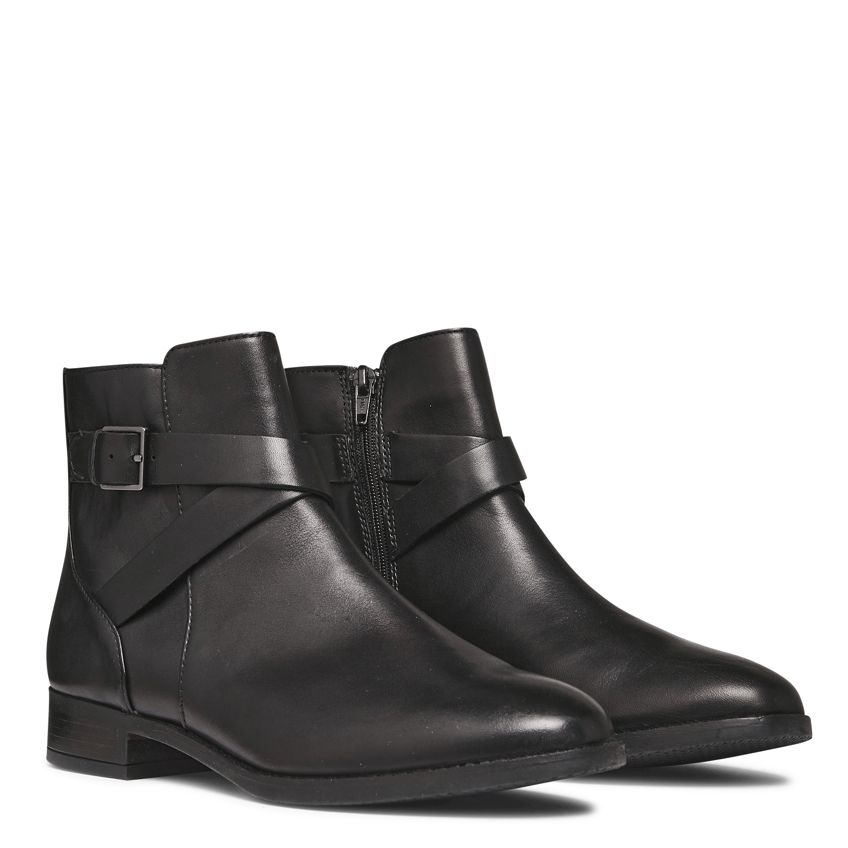 clarks buckle boots
