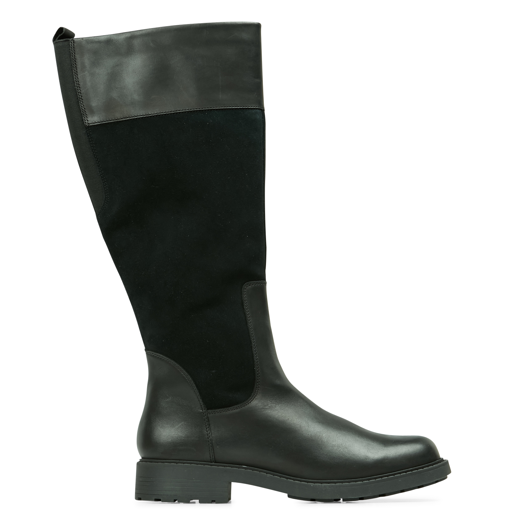 clarks leather boots