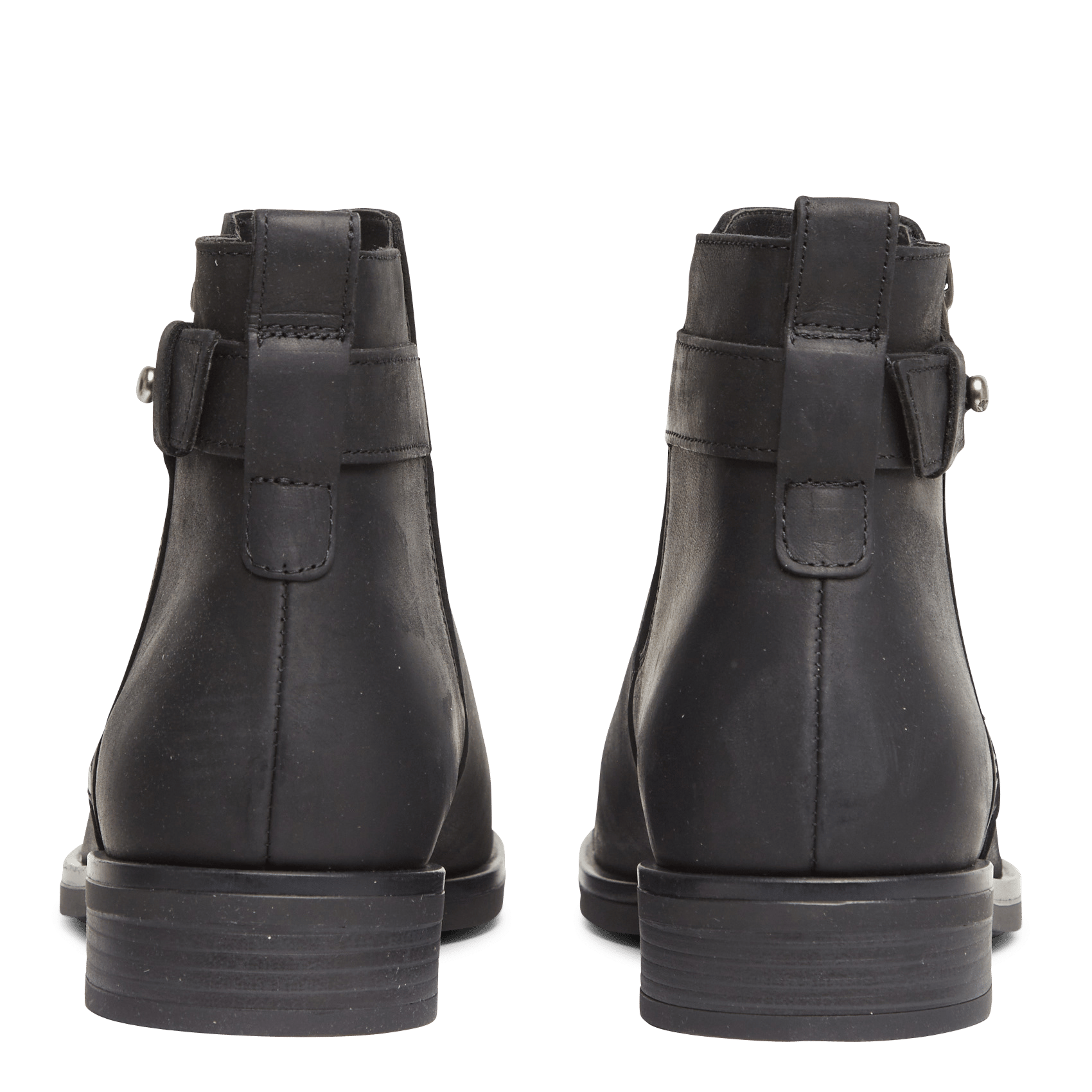 clarks flat black boots