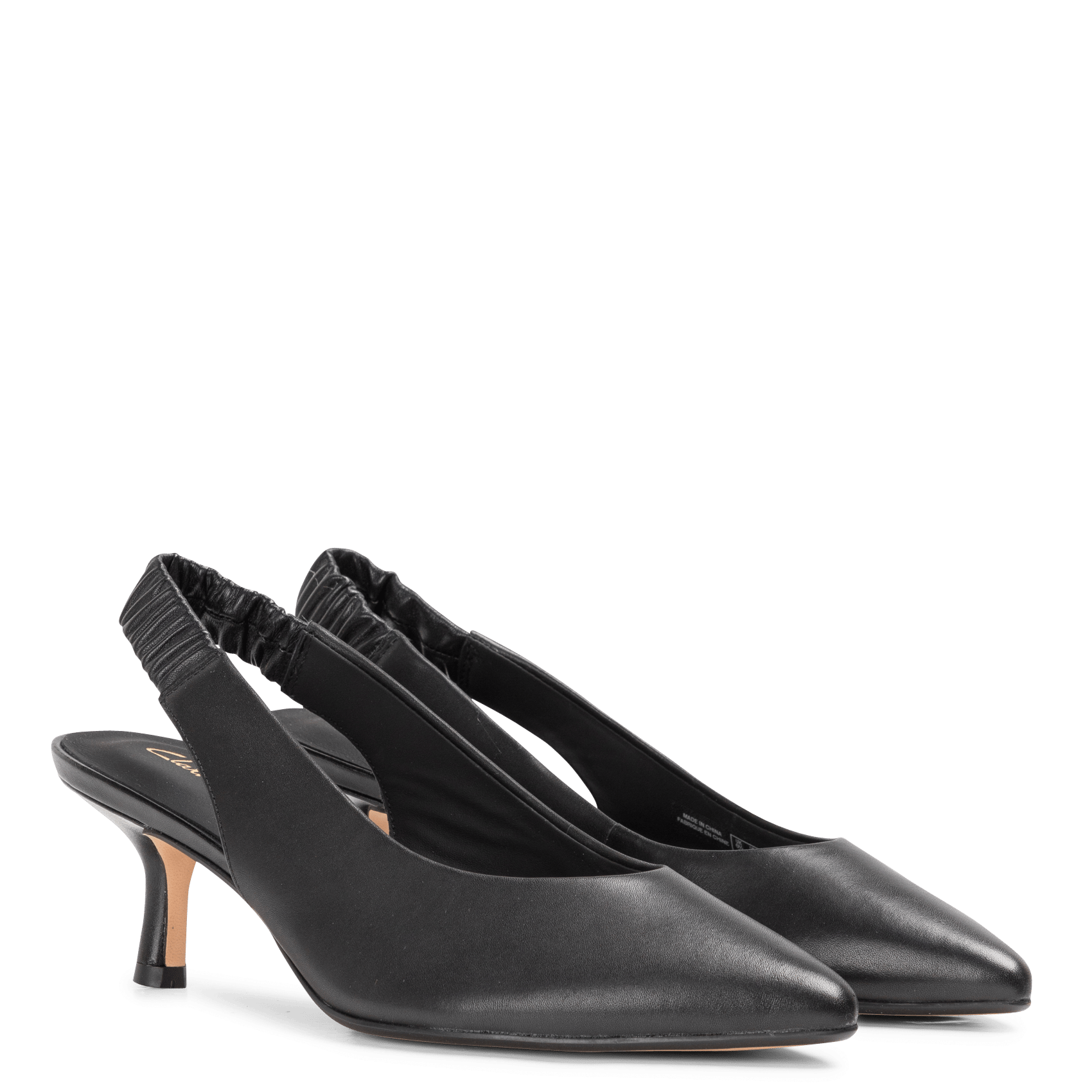 Sale Leather Pumps Black Leather Clarks 