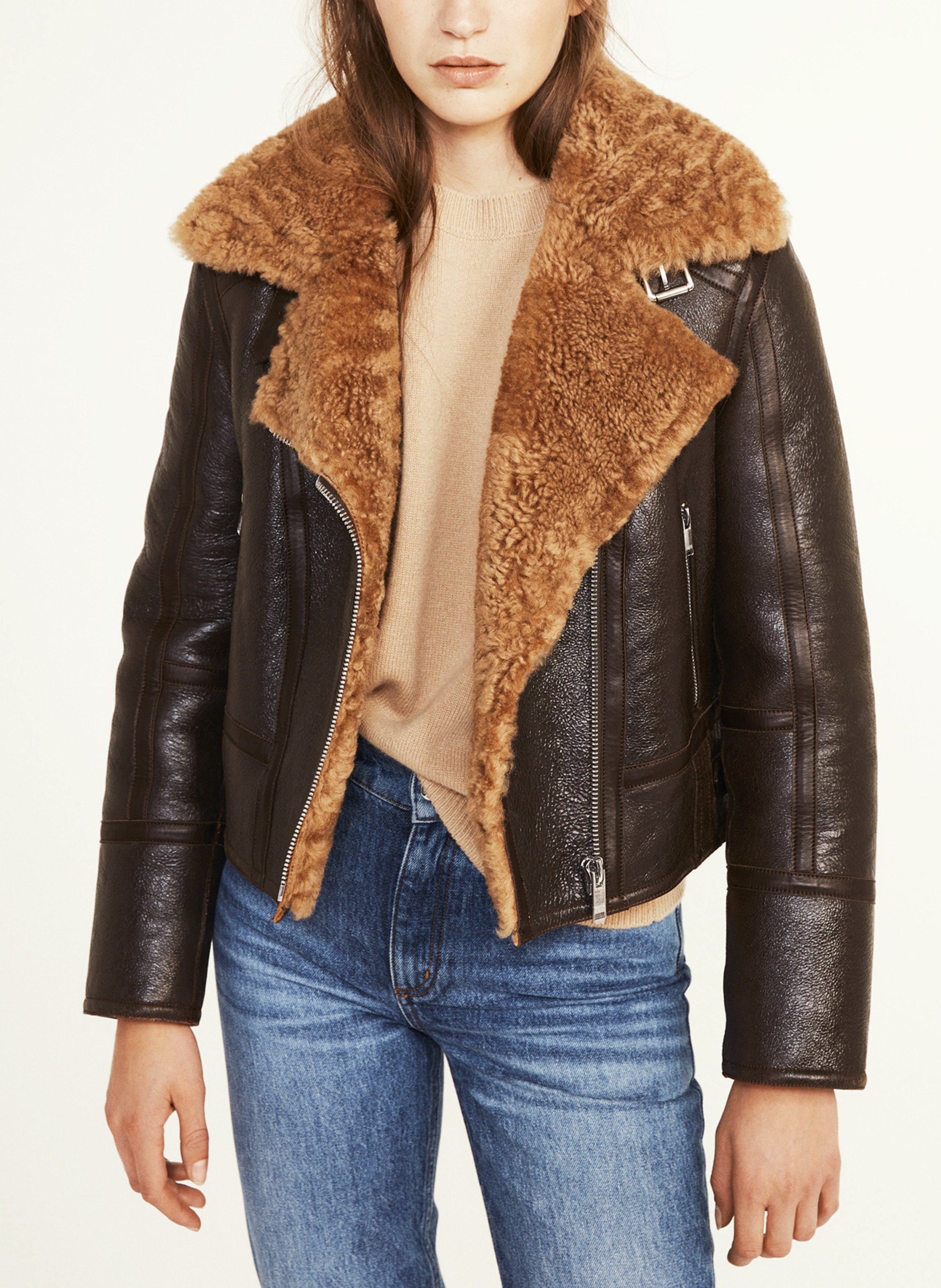 blouson leather jacket