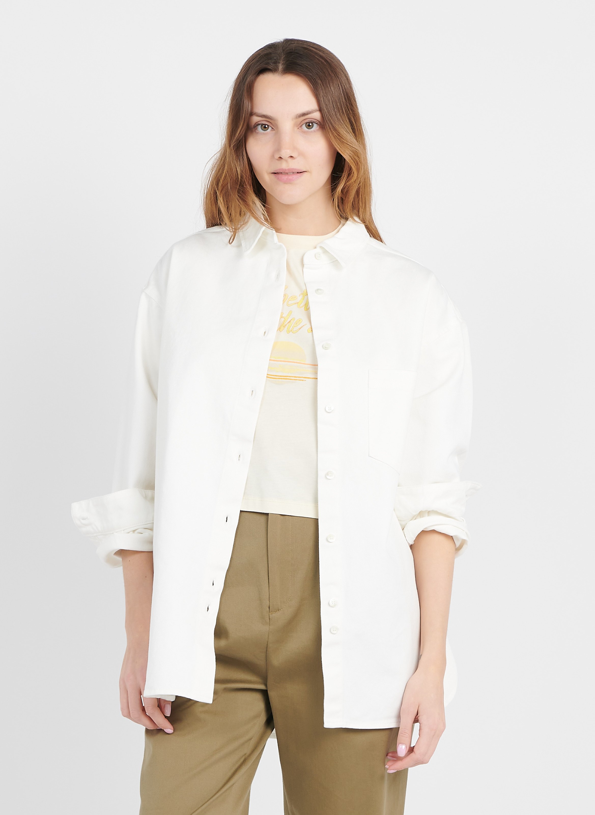 closed cotton twill jacket