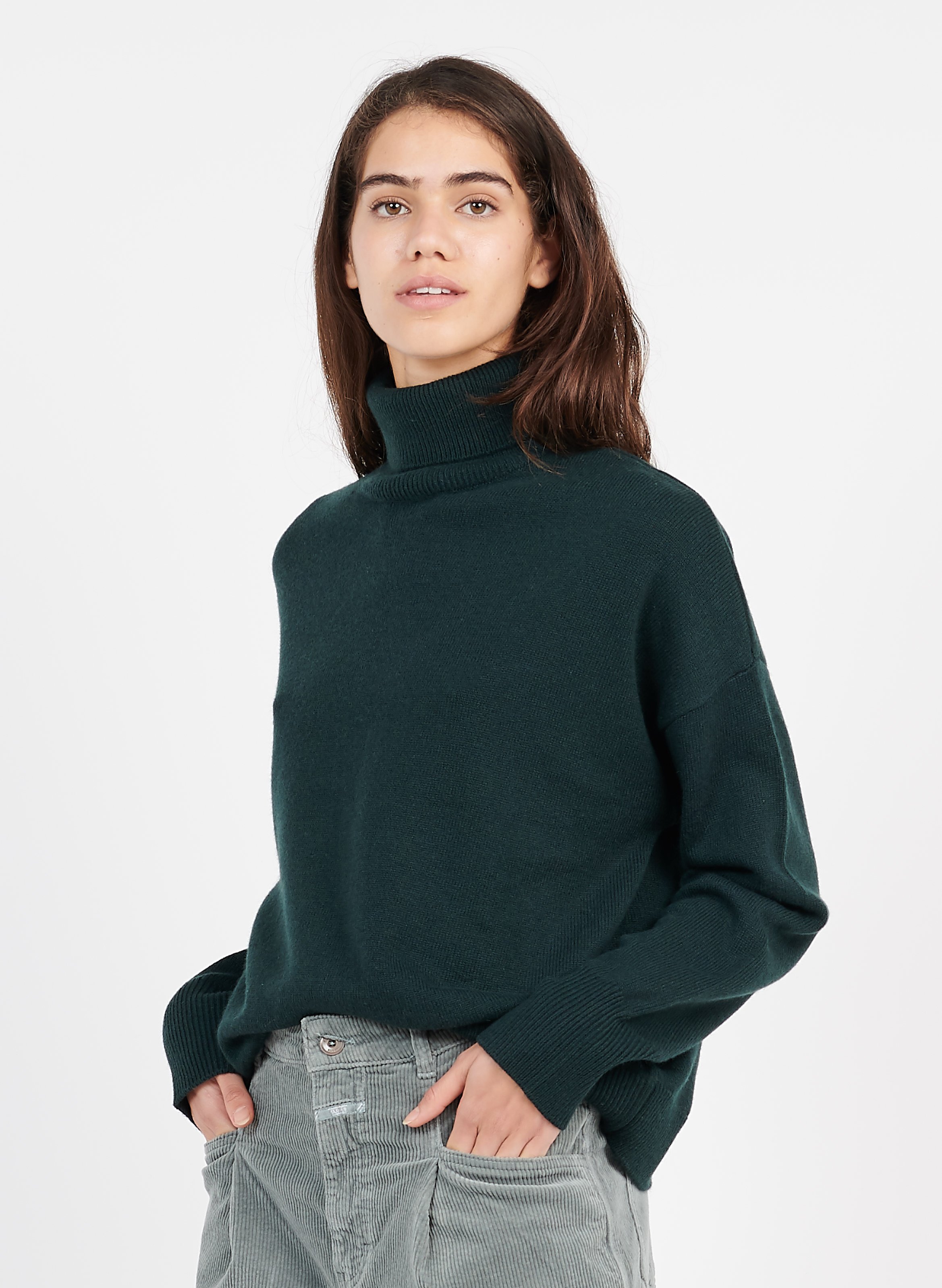 relaxed fit turtleneck