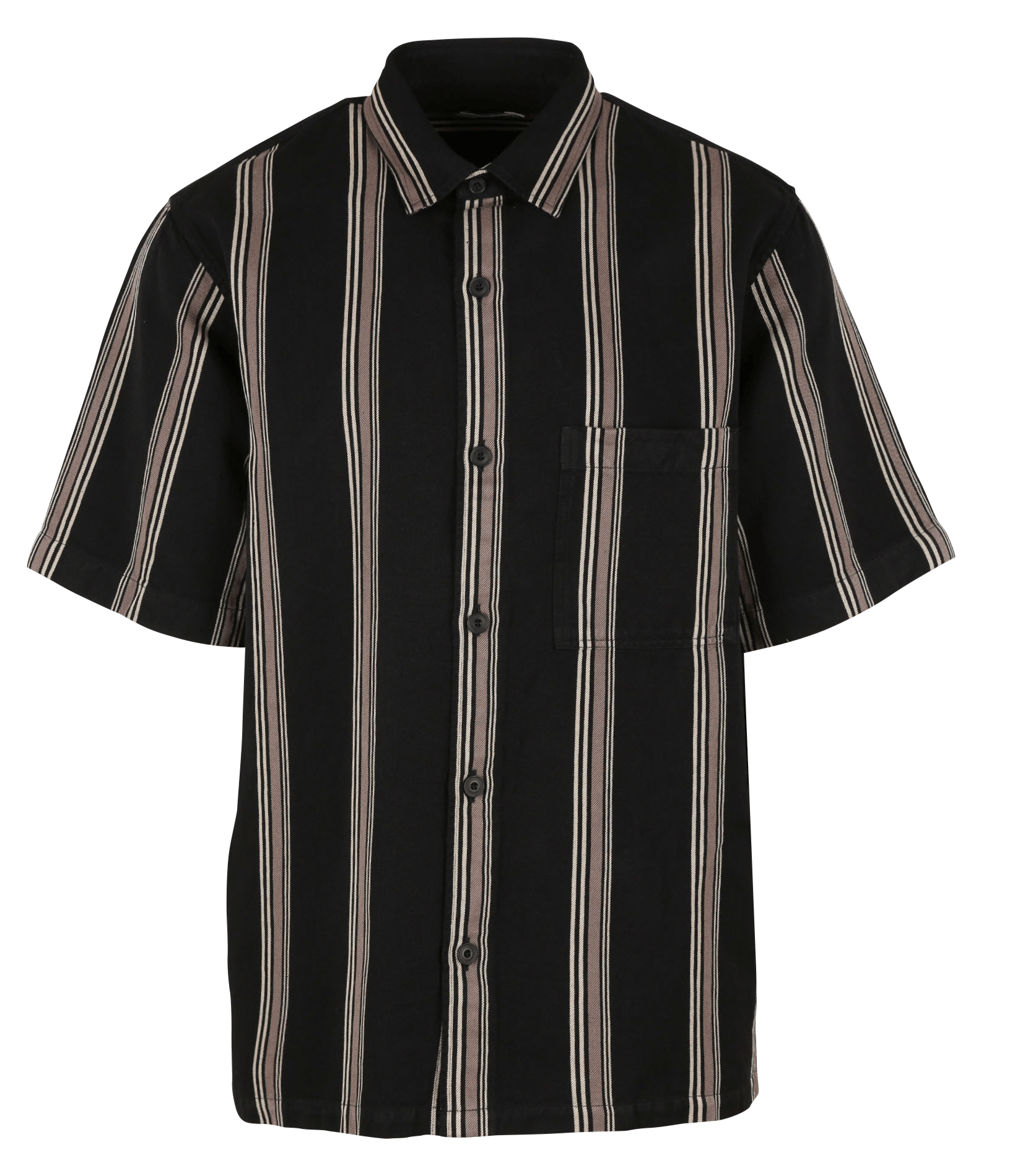 Linen Shirt With Classic Collar 