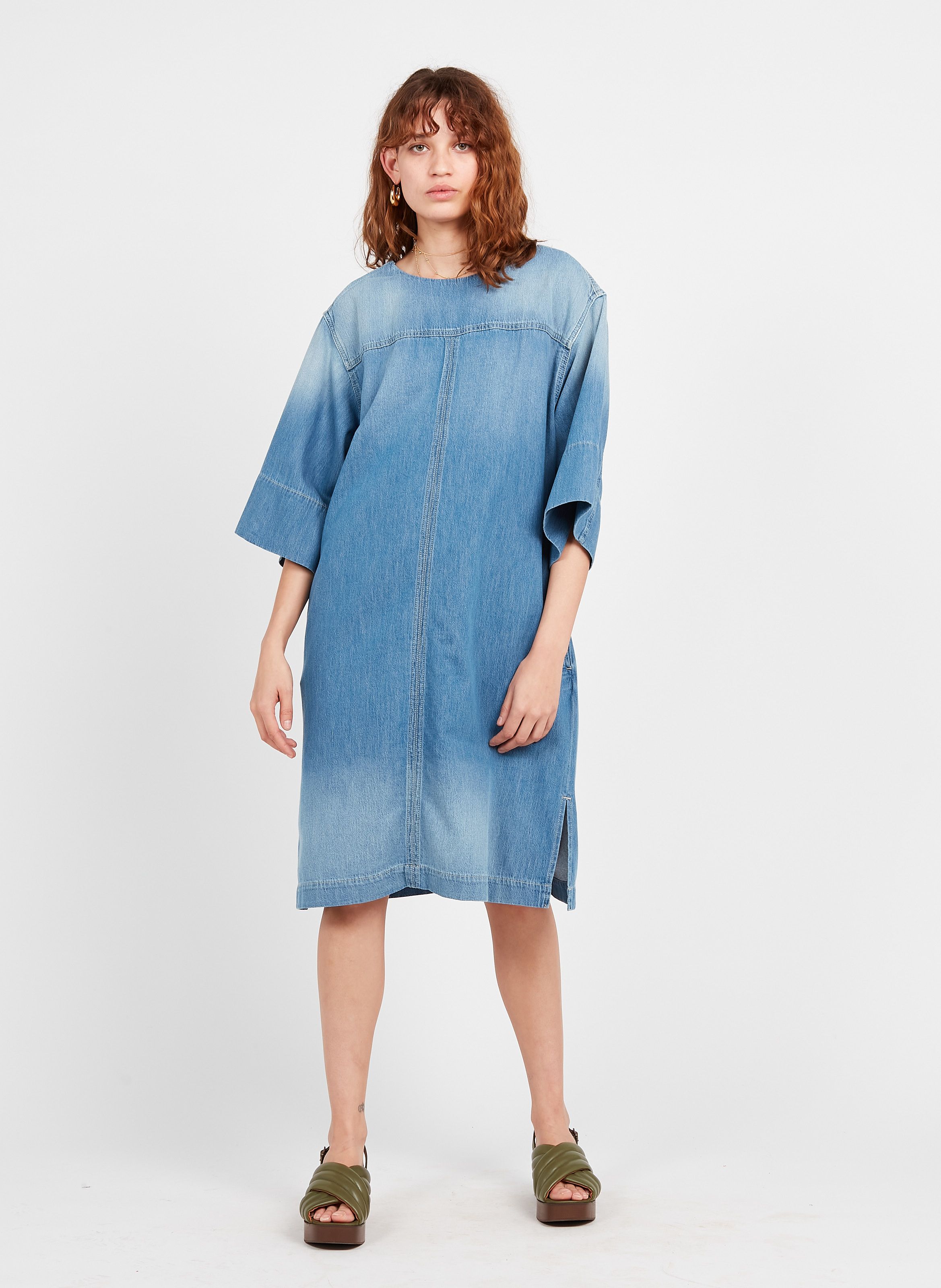 kowtow denim dress