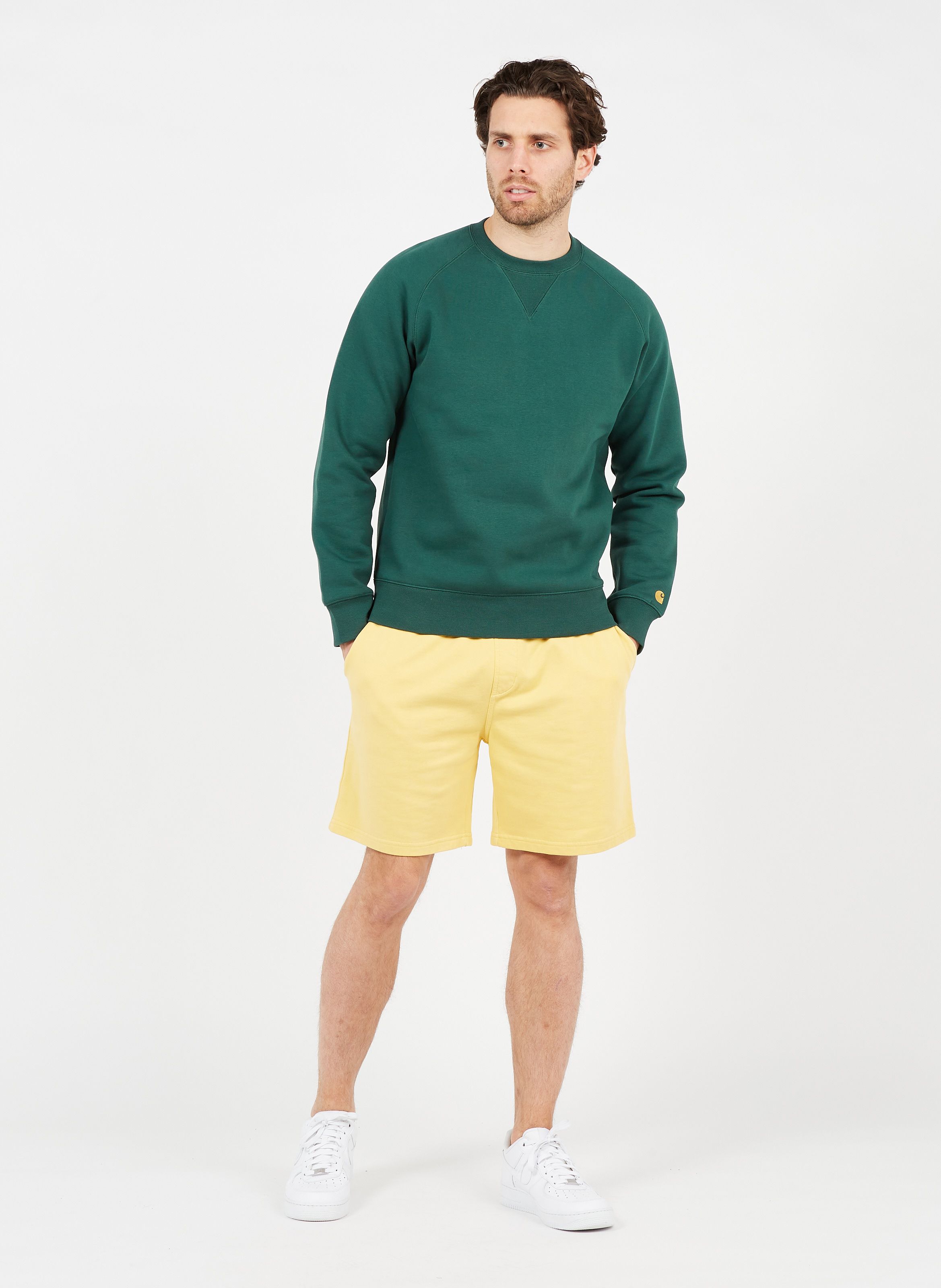 Natural for Men Hackett Cotton Shorts in Yellow Mens Shorts Hackett Shorts 