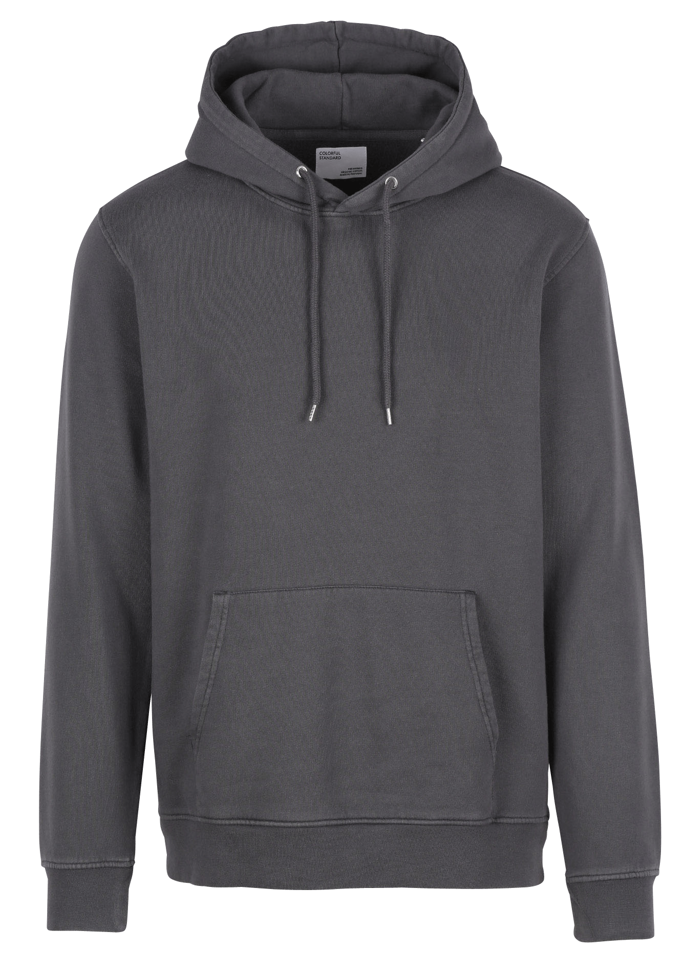 Regular-fit Cotton Hoodie Lava Grey Colorful Standard - Men | Place des  Tendances