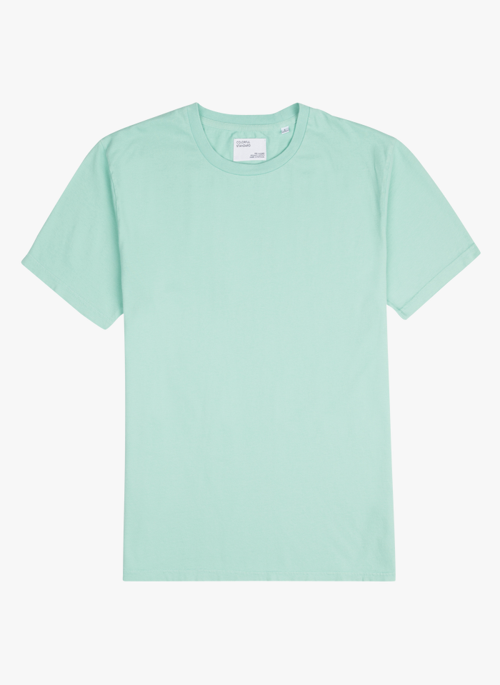 COLORFUL STANDARD Green Round-neck organic cotton T-shirt