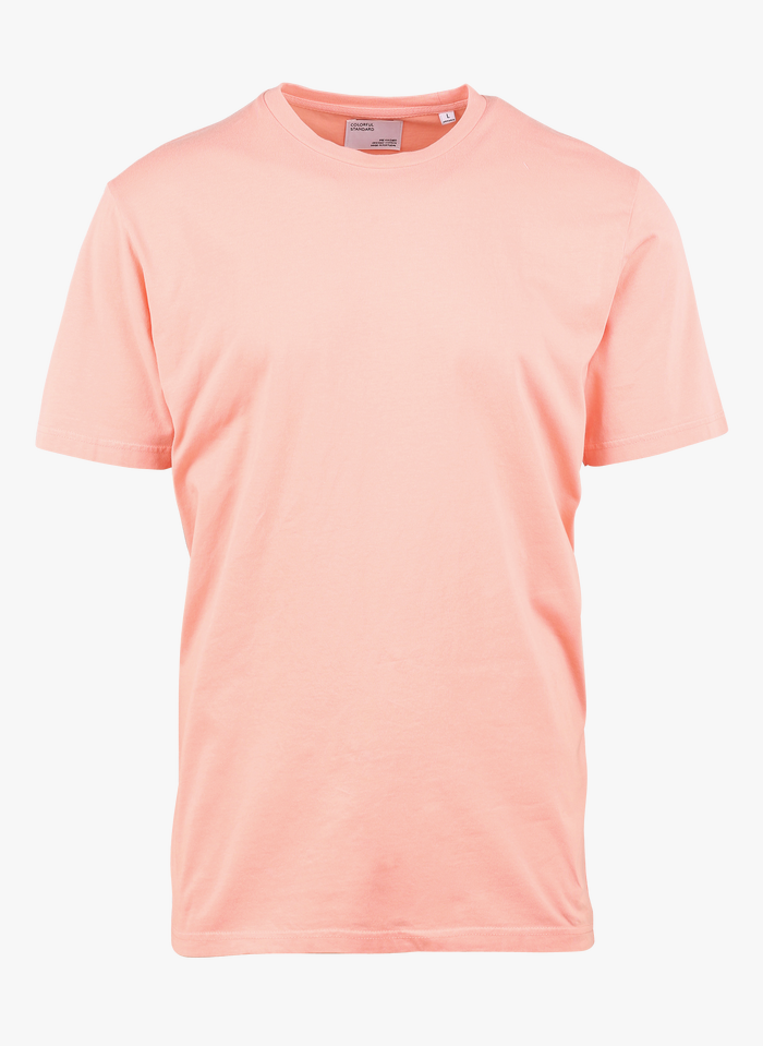 COLORFUL STANDARD Pink Round-neck organic cotton T-shirt