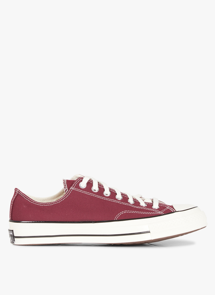 CONVERSE Red Converse Chuck 70 OX canvas sneakers