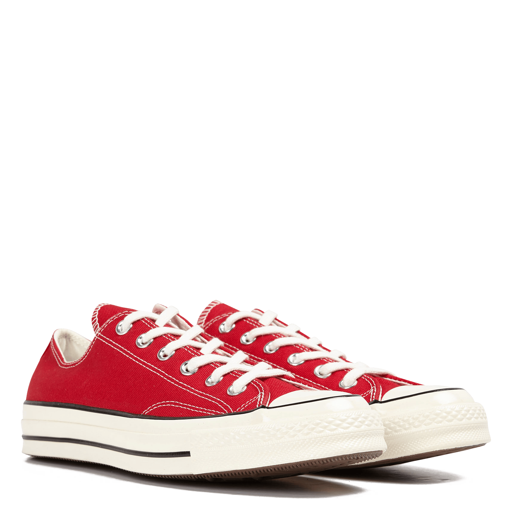 red canvas converse