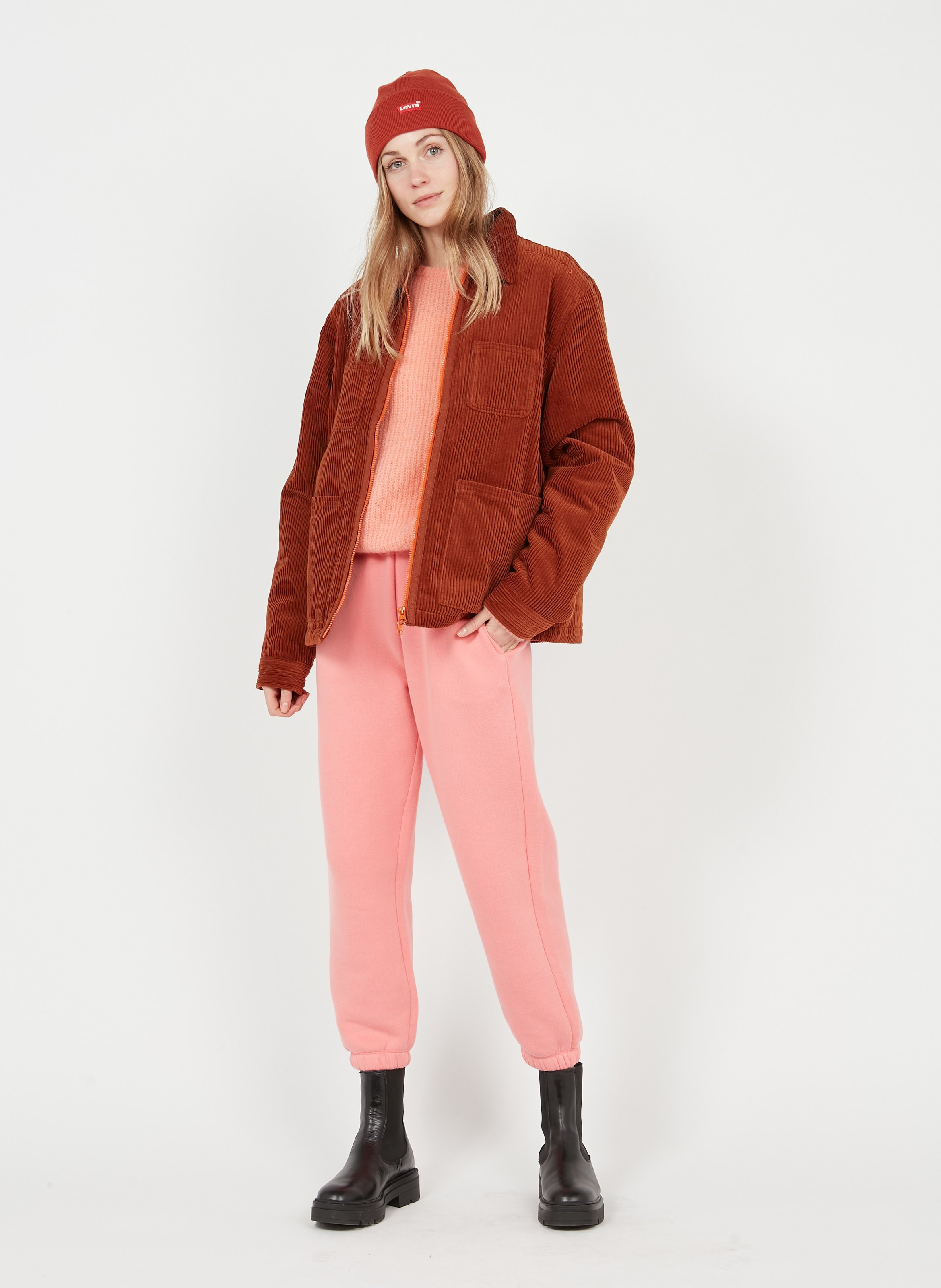 fuzzy corduroy jacket