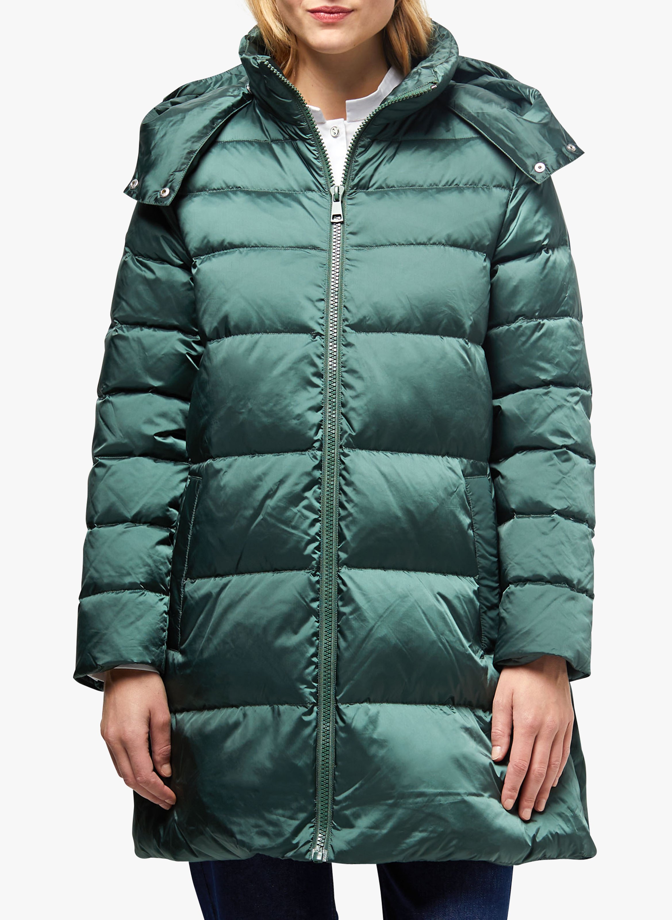 green padded jacket