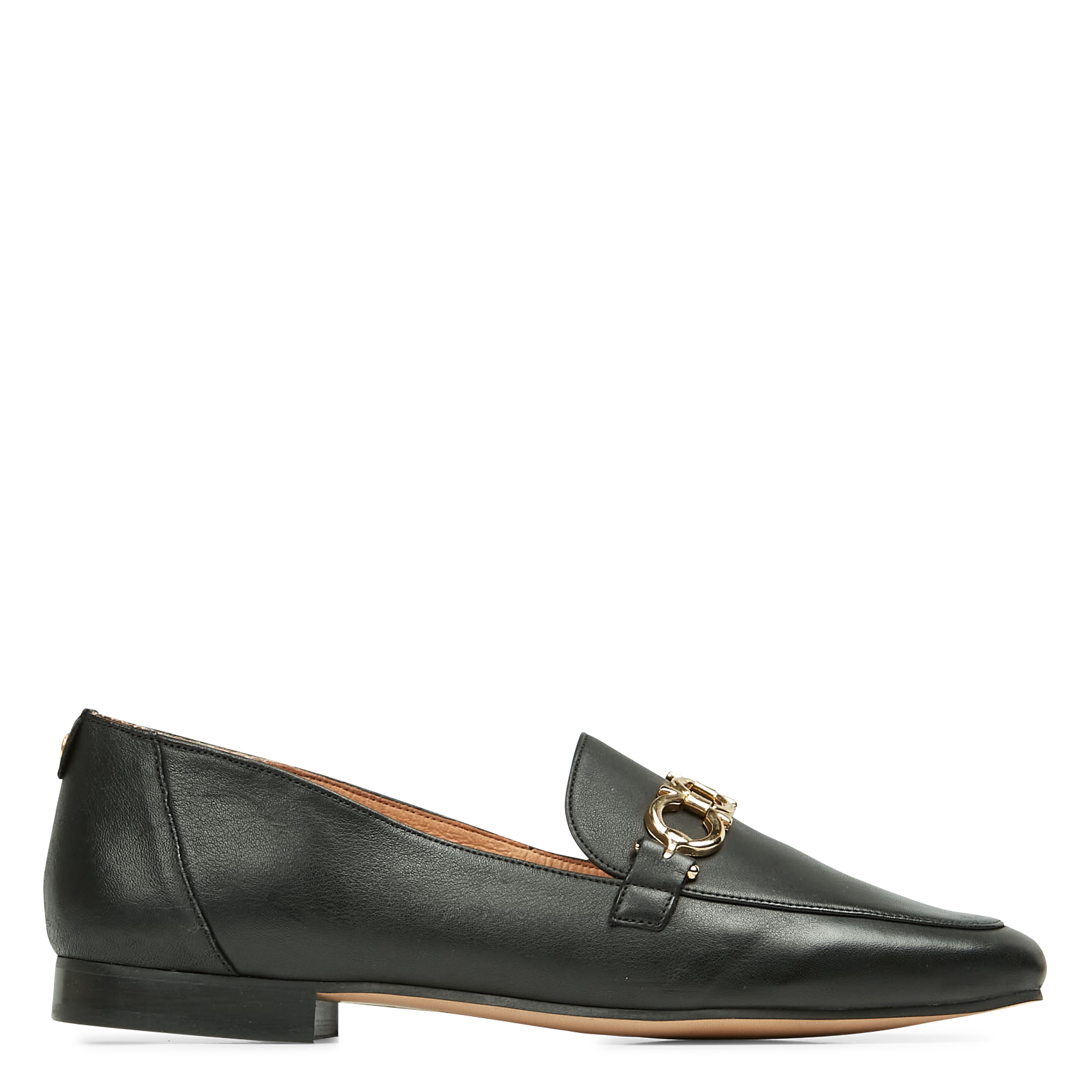 black snaffle loafers womens