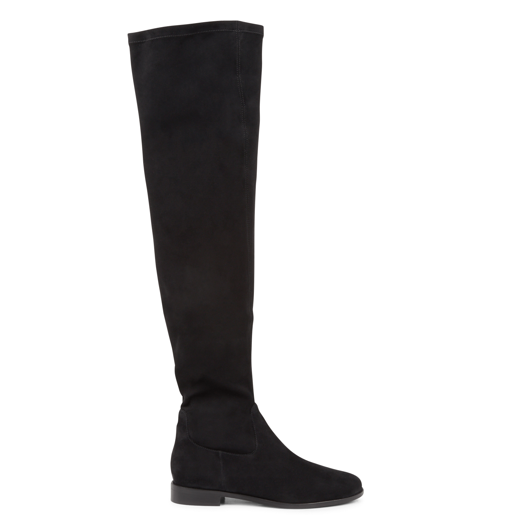 black velvet thigh boots
