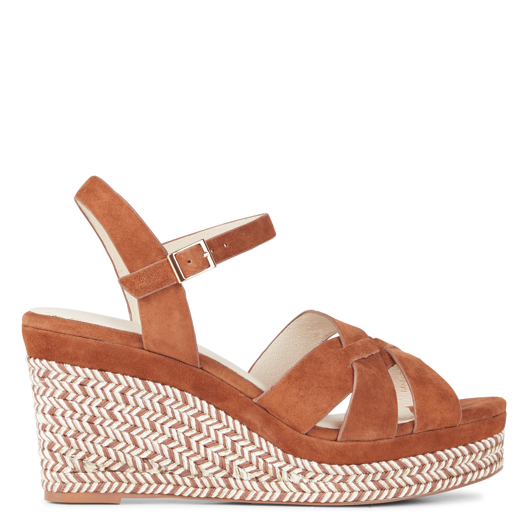 Wedge-heel Espadrilles Cognac 