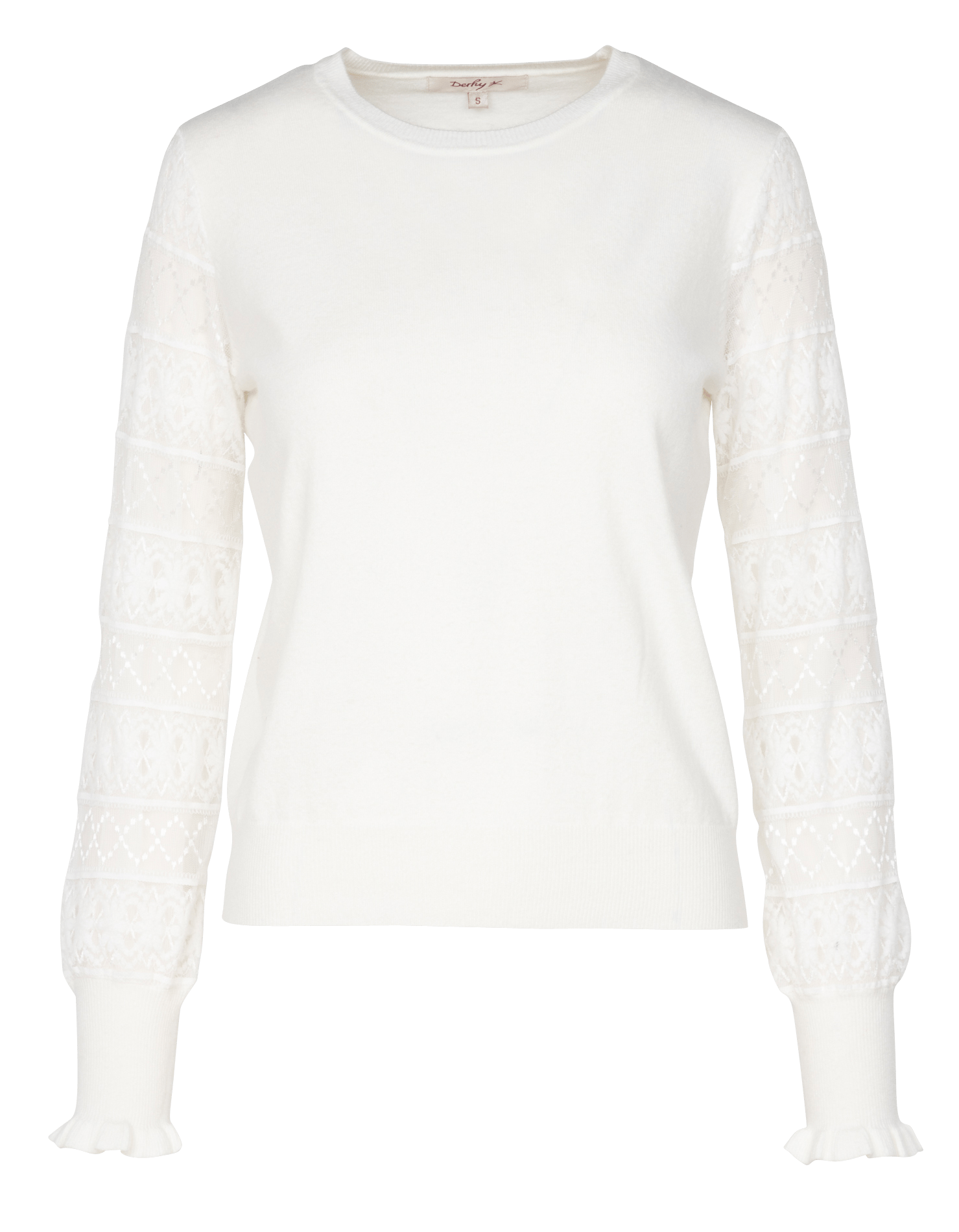 white lace jumper