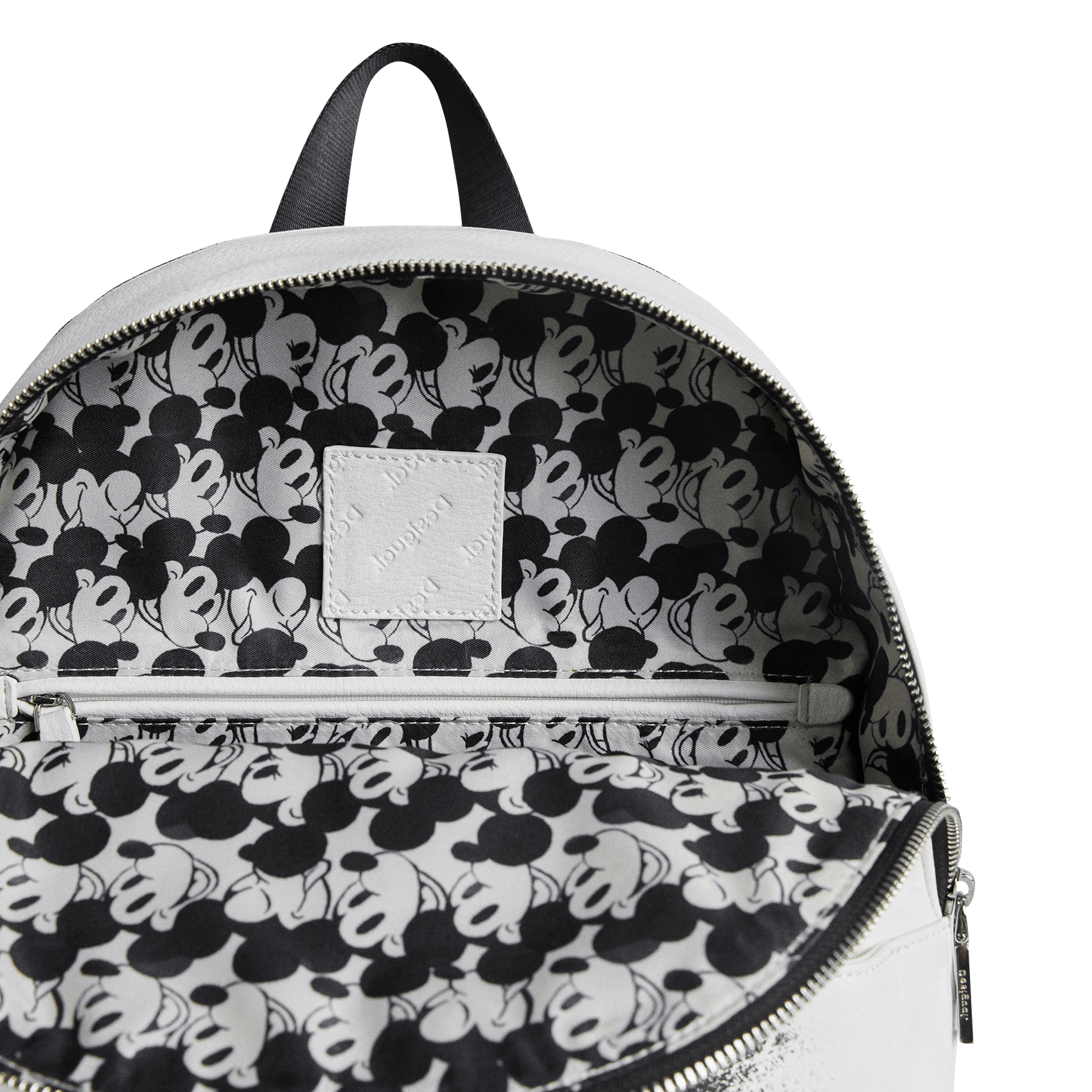 Mickey Mouse Backpack Crudo Beige 