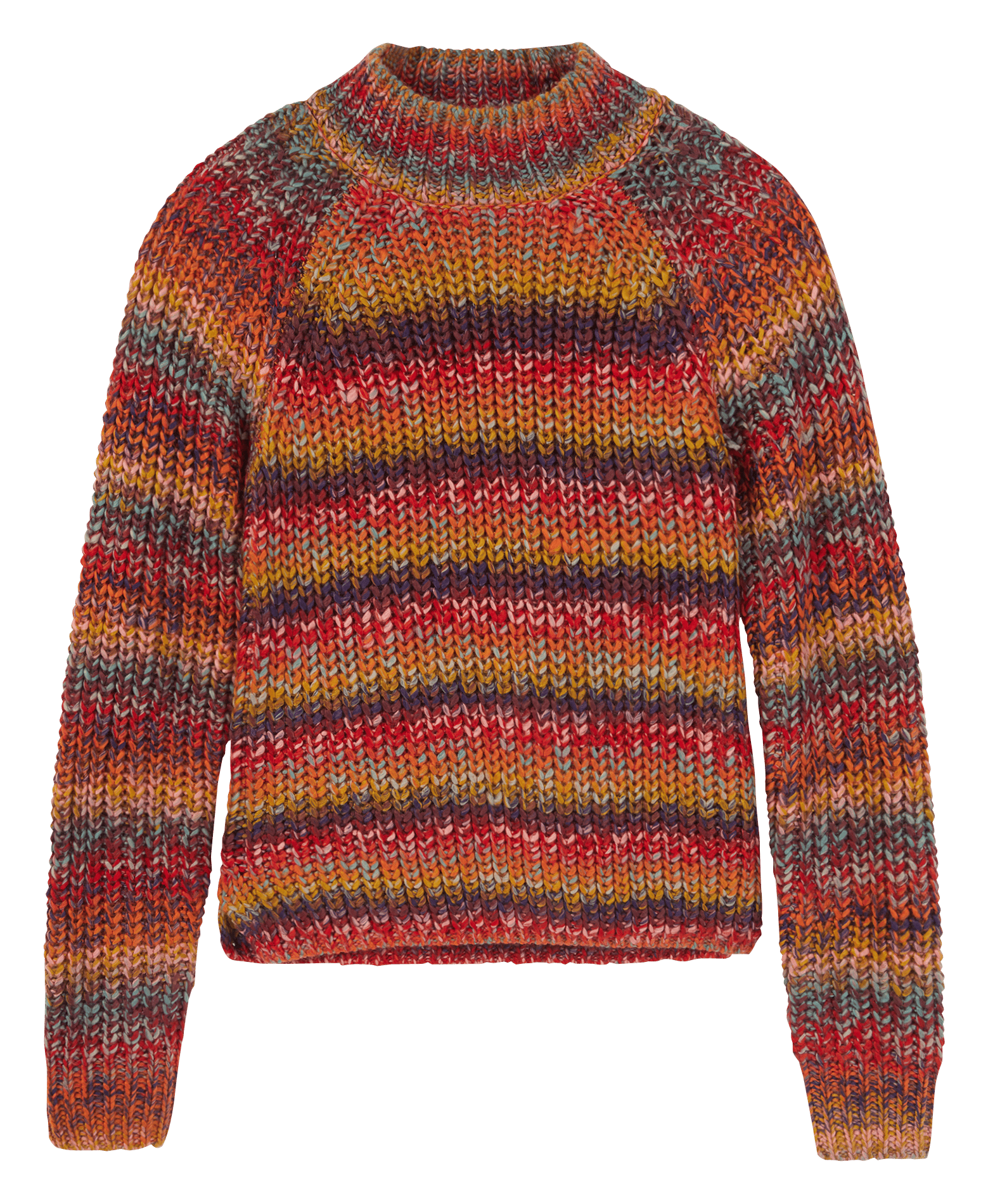 orange striped sweater