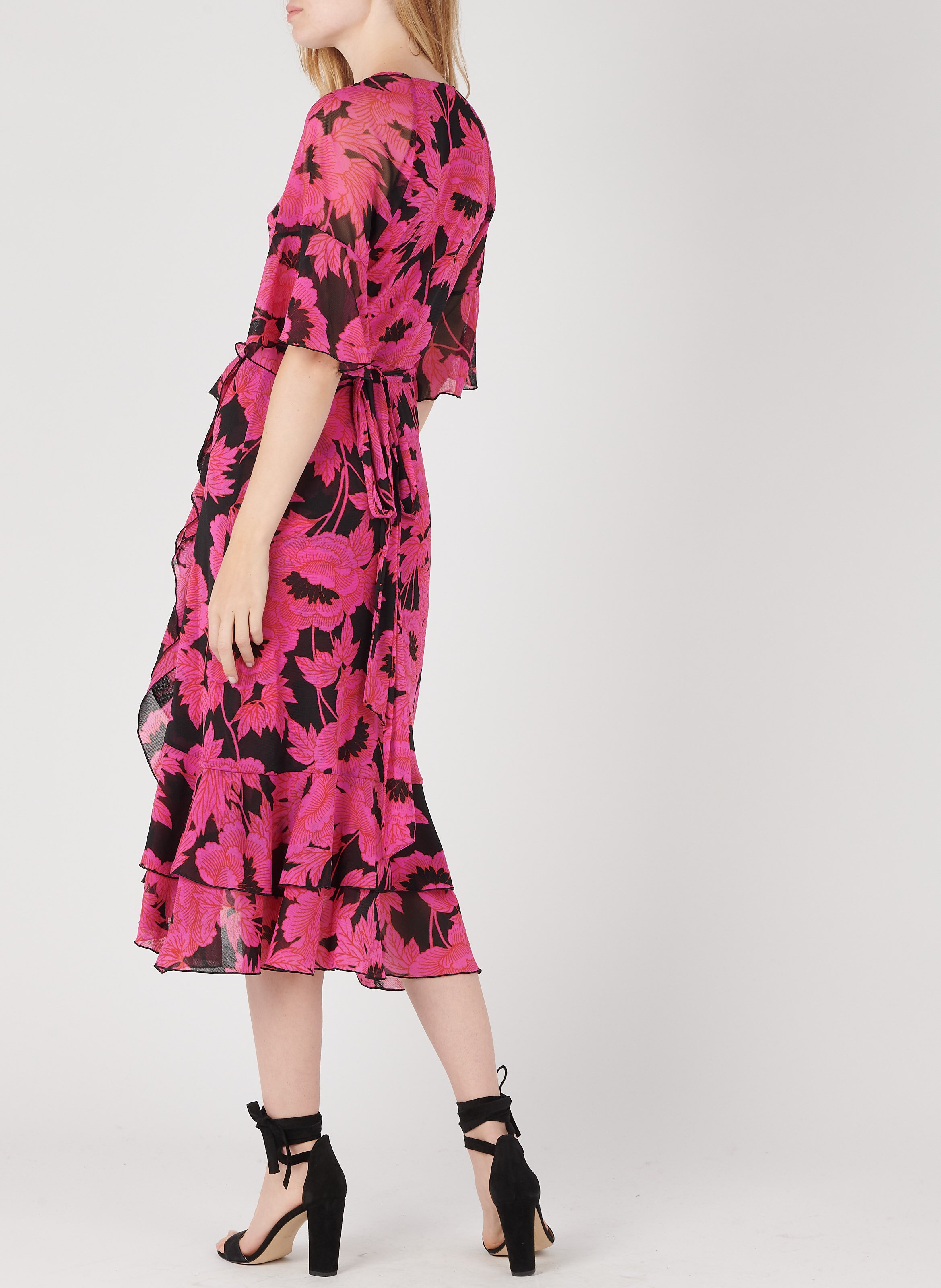 diane von furstenberg pink dress