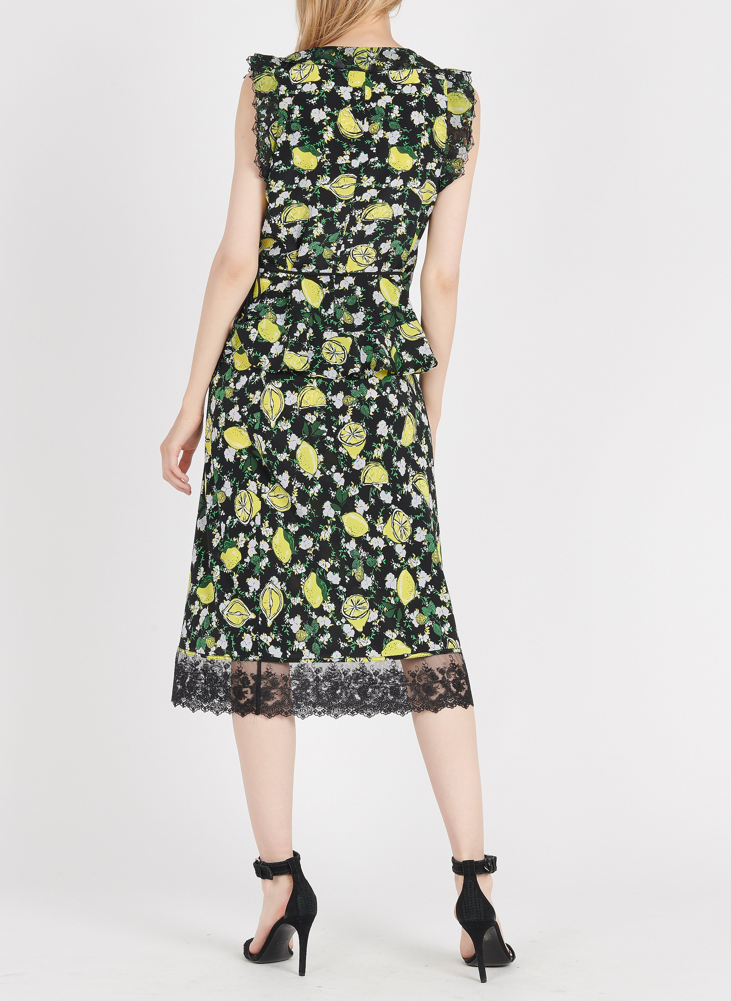 dvf lemon dress