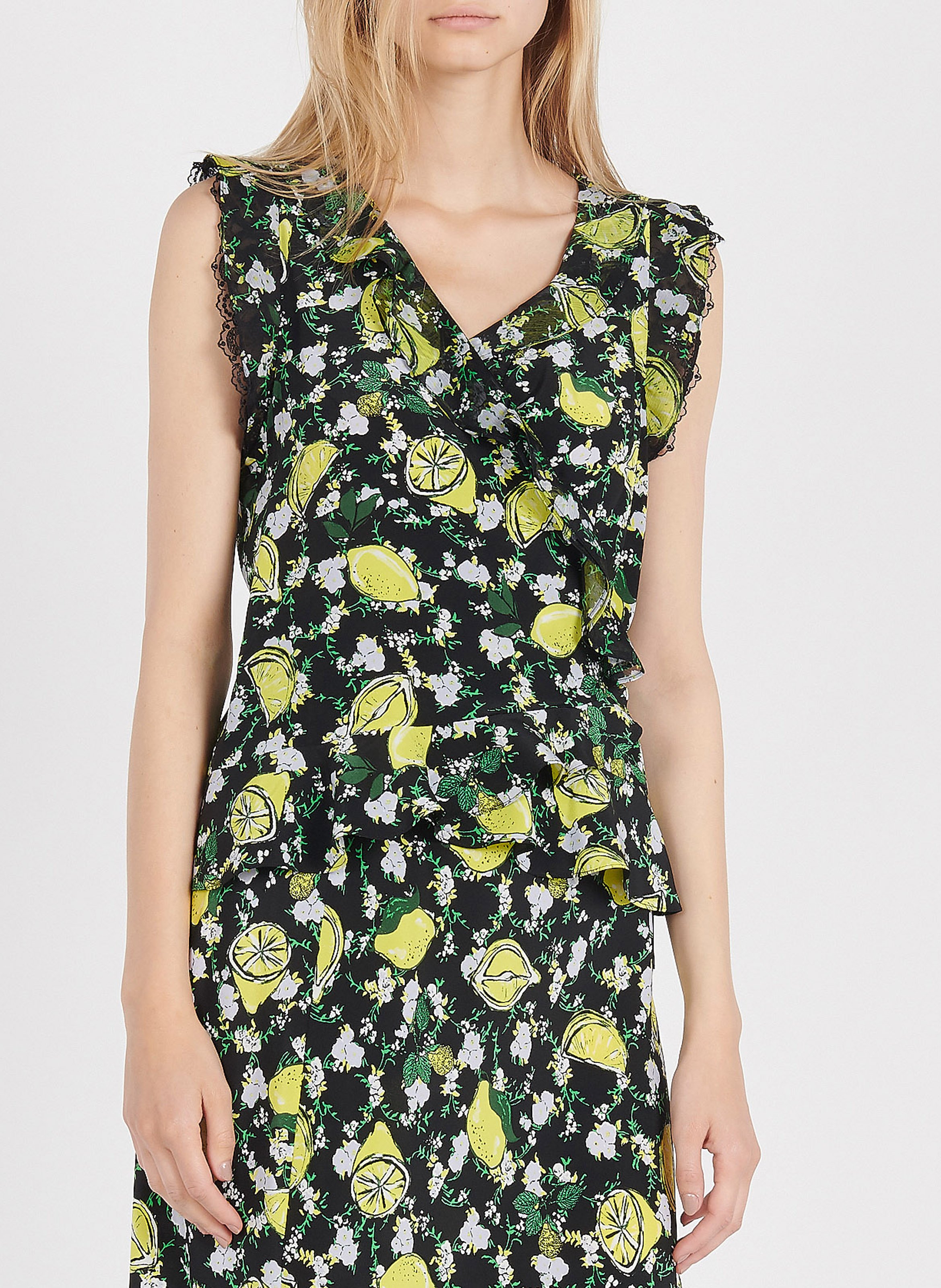 dvf lemon dress