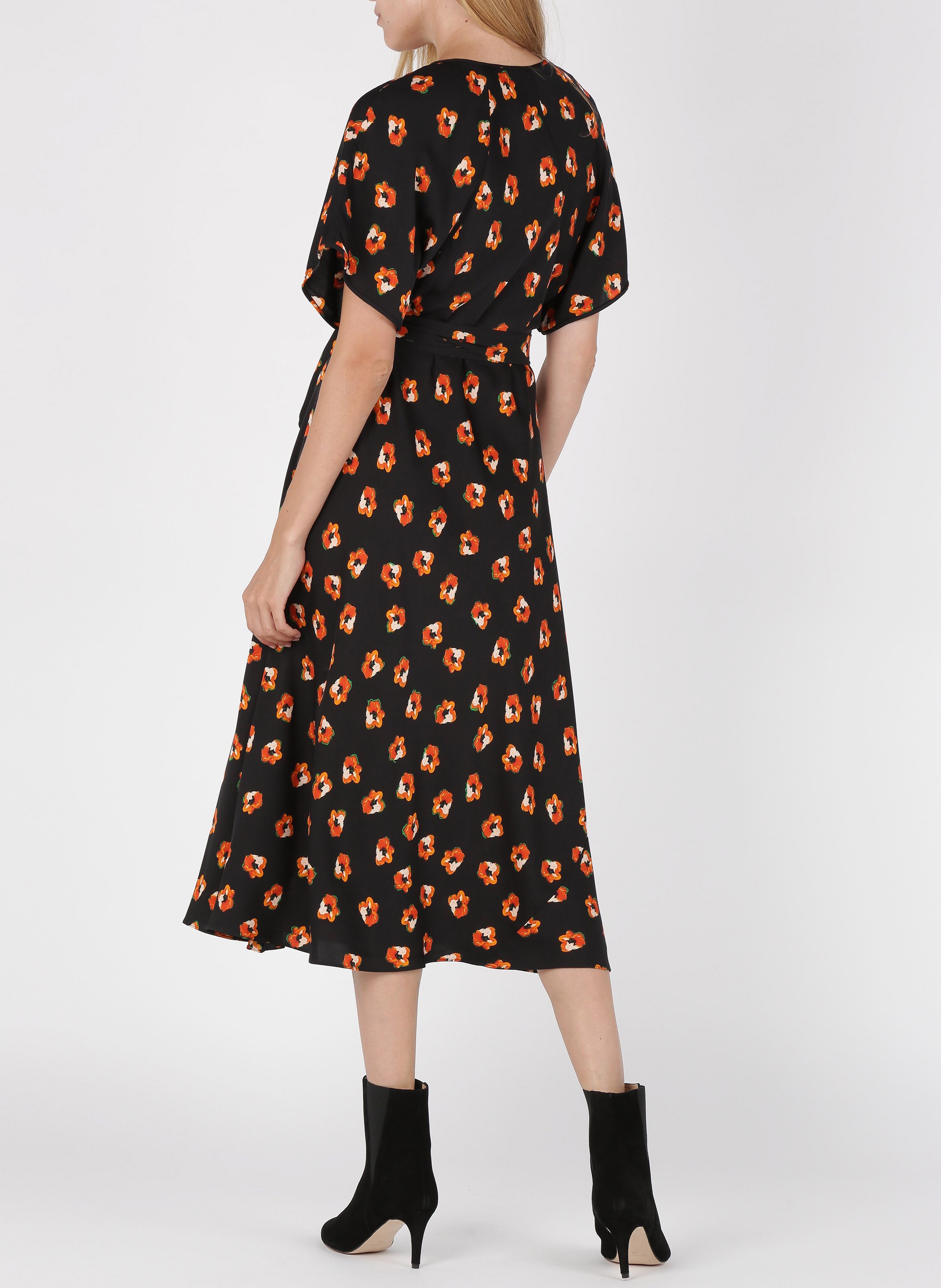 sareth dot wrap dress