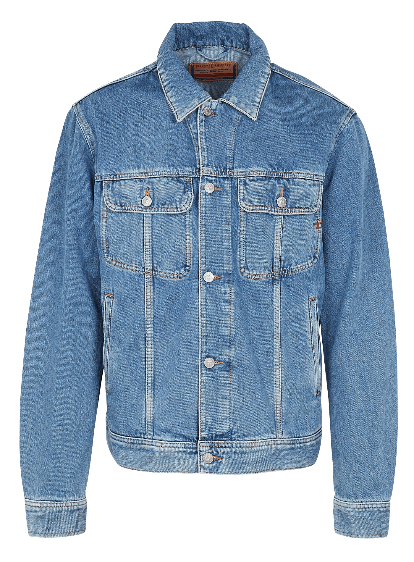 Diesel Blue D-Barcy Denim Jacket - 01 - Size: Small