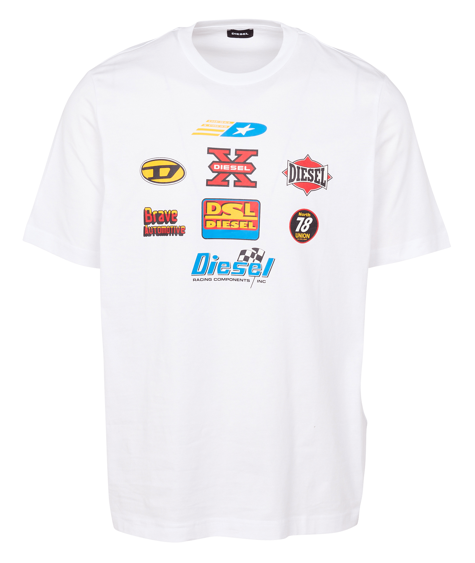Sale Round-neck Cotton T-shirt With 